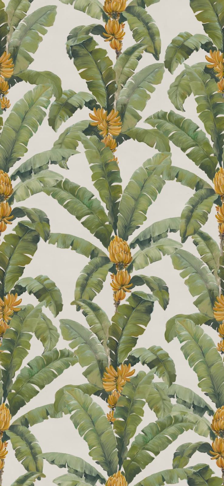 Banana Leaf, White, Rebel Walls