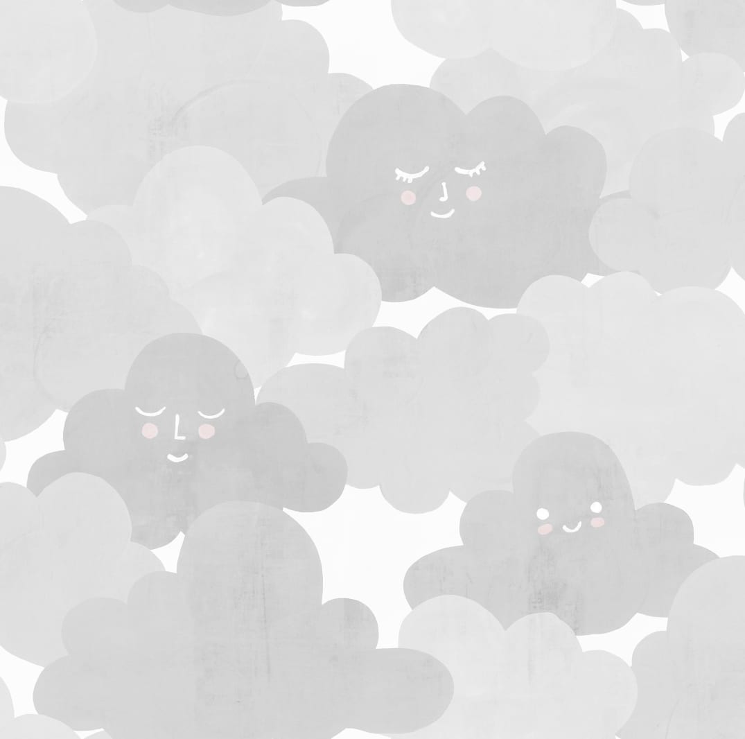 Happy Clouds, Graphite, Rebel Walls, 5 mp / rola
