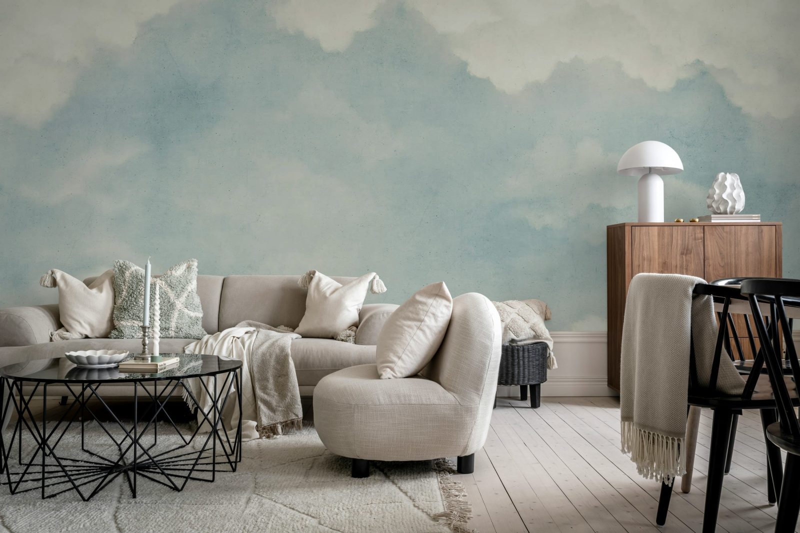 Sky of Clouds, Vintage, Rebel Walls 2