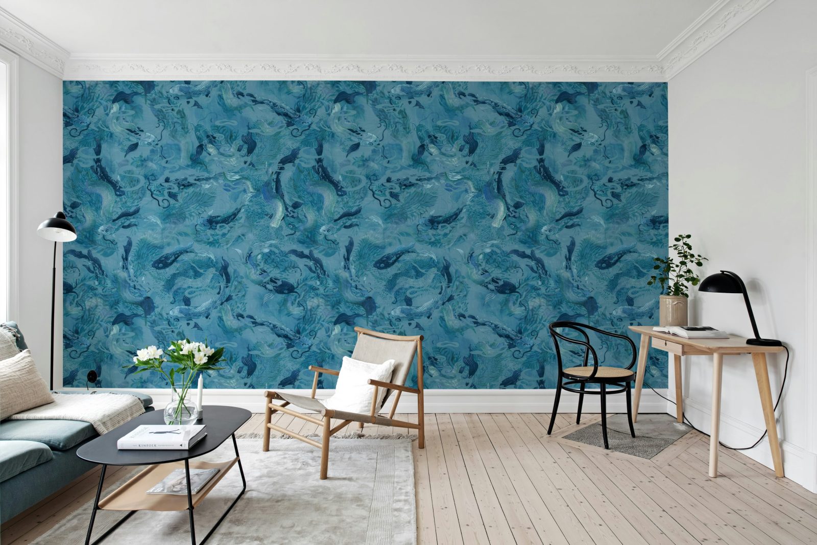 Atlantis Fish, Blue, Rebel Walls 3