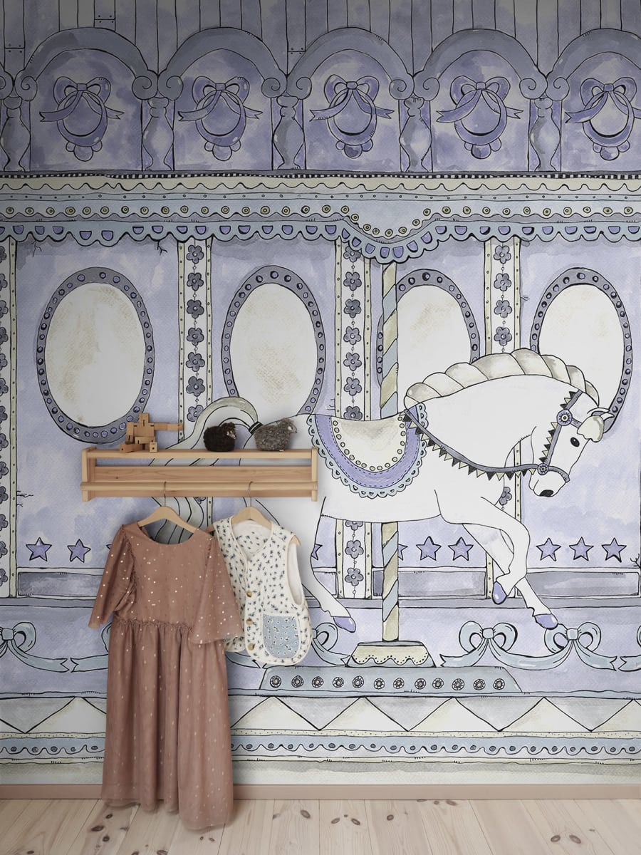 Merry Go Around, Lilac, Rebel Walls 3