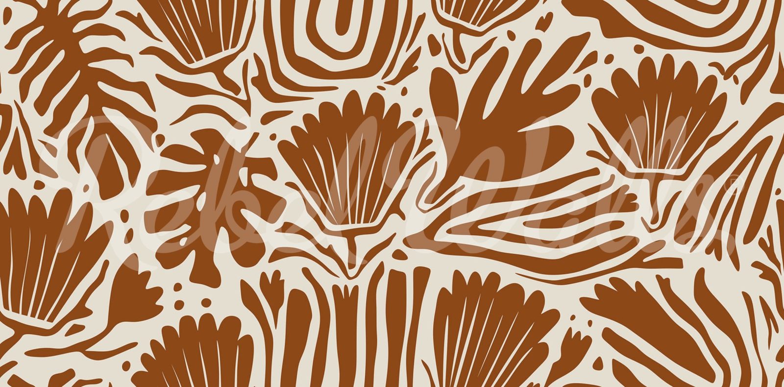 Abstract Blossoms, Terracotta, Rebel Walls