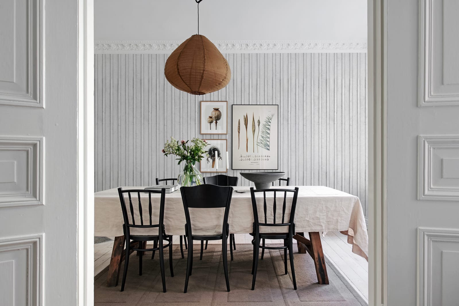 Swedish Cottage, White, Rebel Walls 5