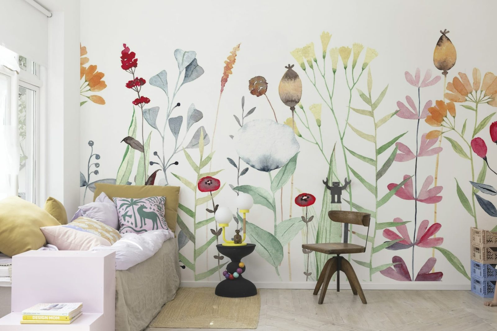 Watercolor Meadow, Pastel, Rebel Walls 2