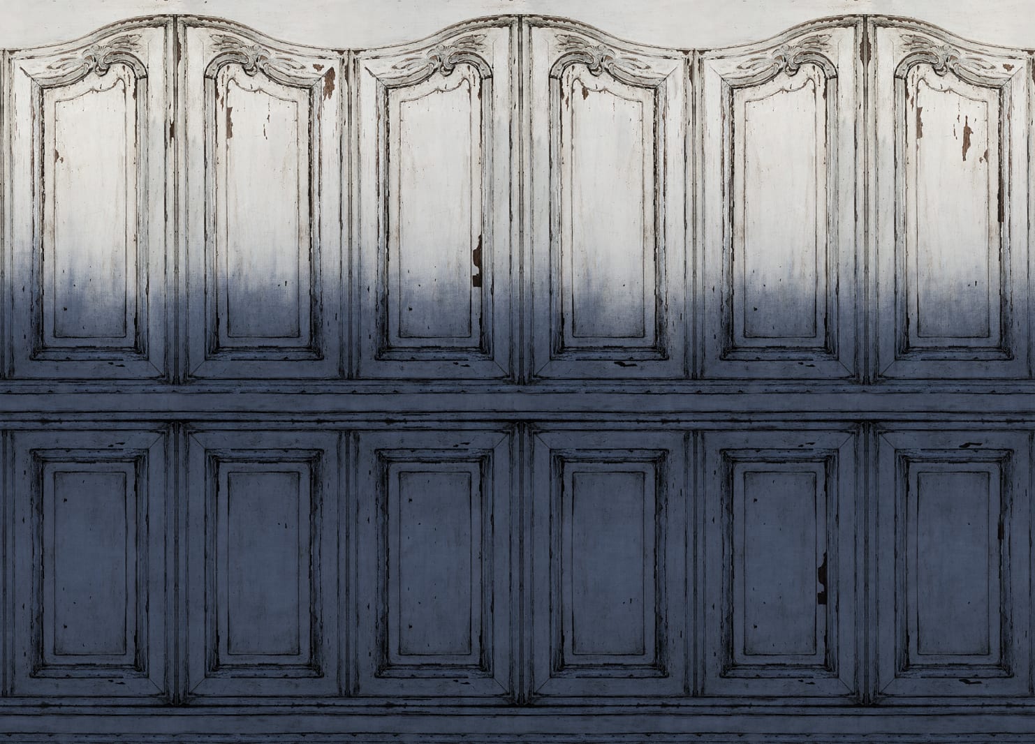 Parisian Panels, Dip Dye Blue, Rebel Walls
