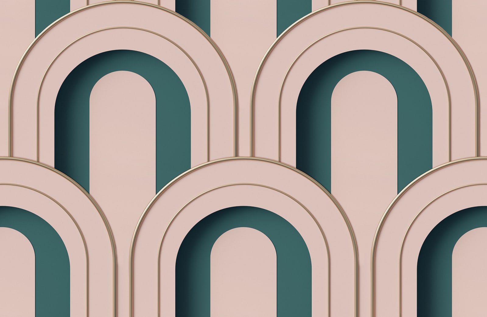 Arch Deco Bijou, Rebel Pink, Rebel Walls, 5 mp / rola