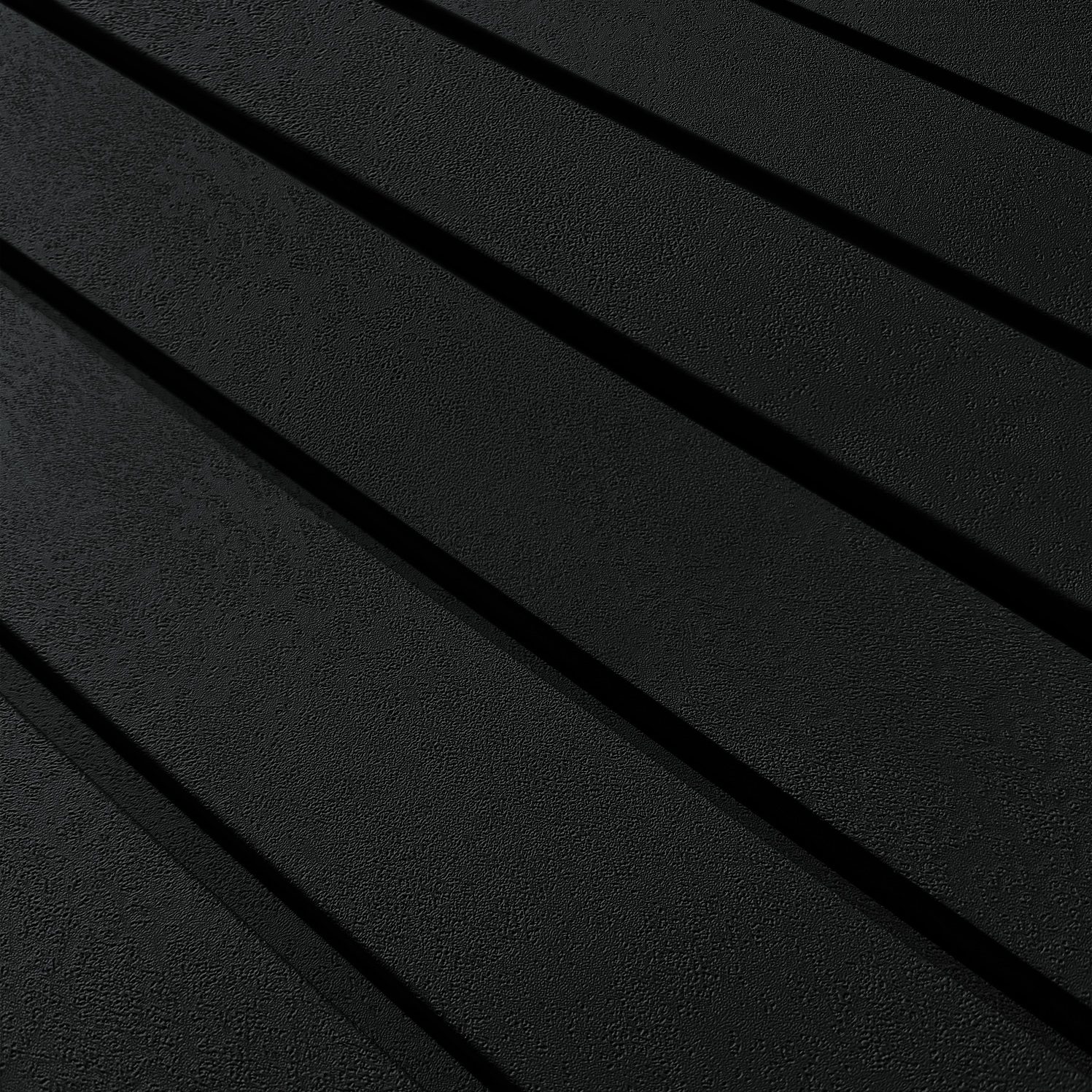 Profil stânga pentru riflaj decorativ Roca, Onyx Black, 270x8.7cm, Lamelio