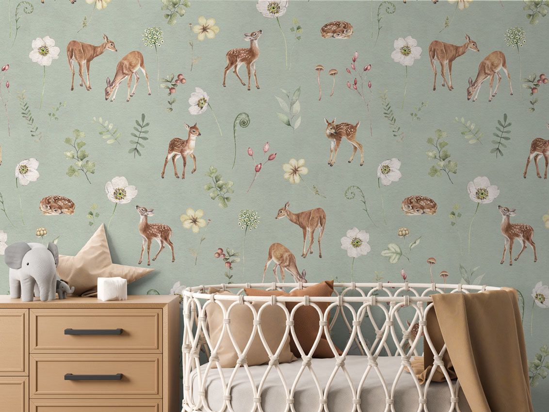 Dancing Deer - Green, Kikki Belle 5