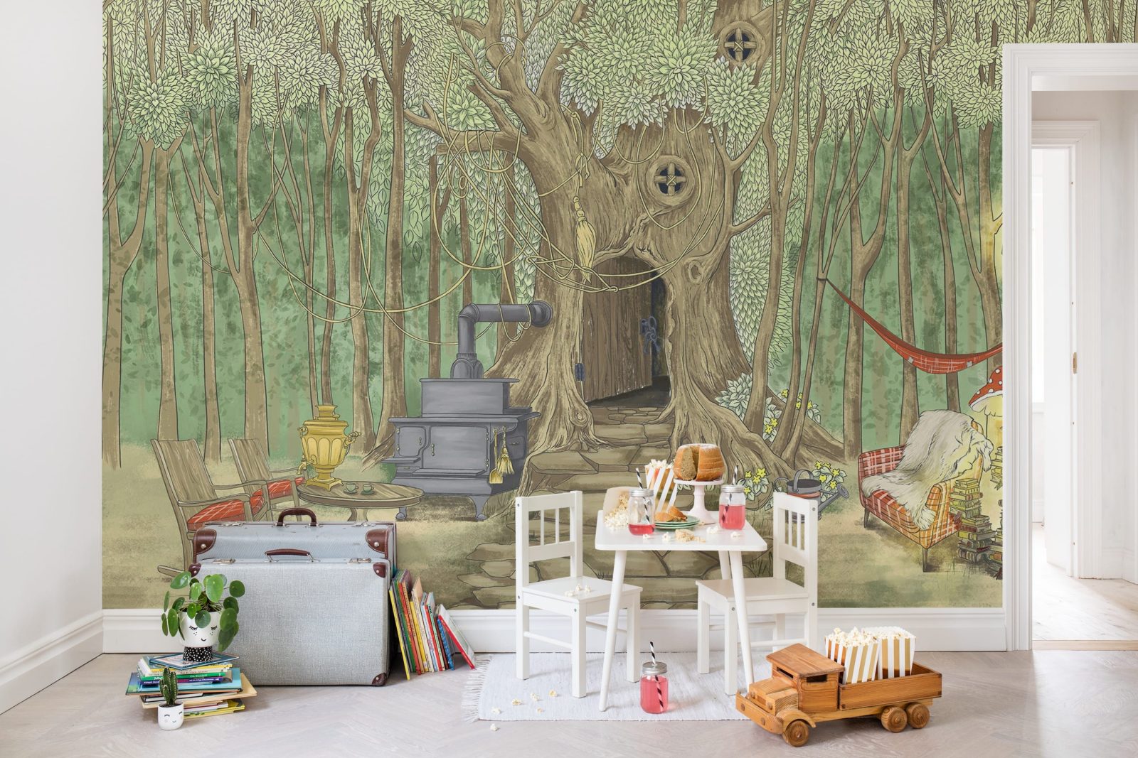 Fairy Tale, Forest Green, Rebel Walls 3