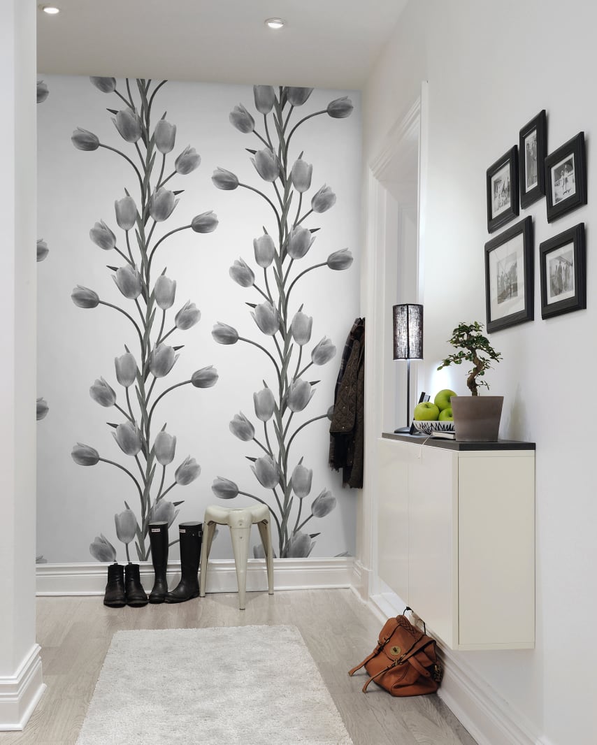 La Vie En Tulipe, White, Rebel Walls 3