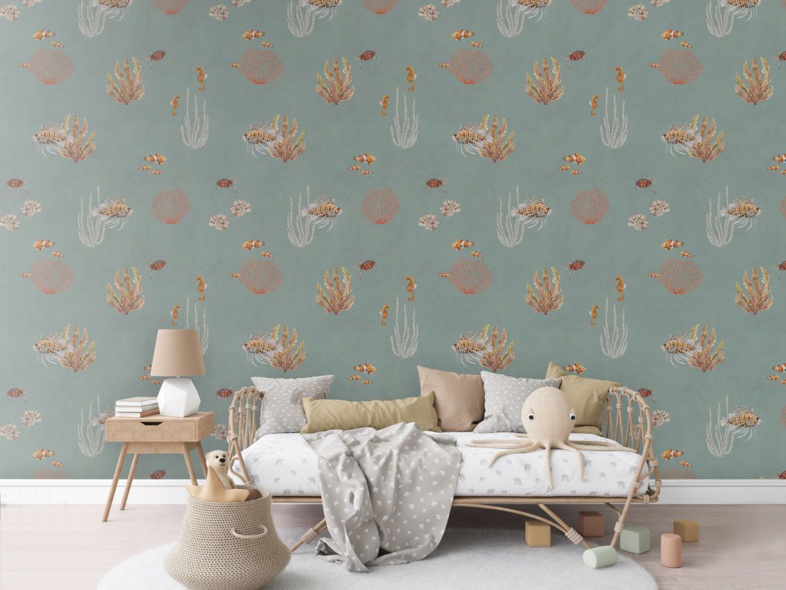 Coral Garden - Blue, Kikki Belle 5