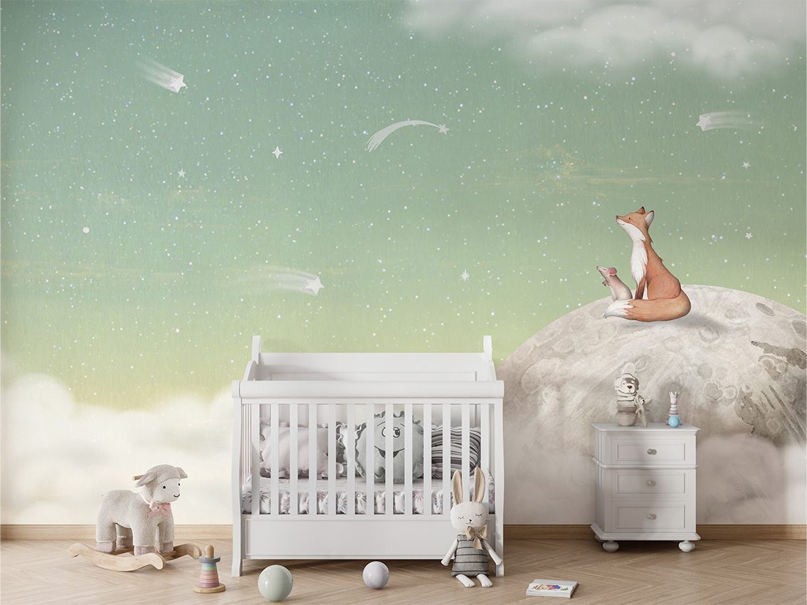 Fox on the Moon - Green, Oliver Robins 3
