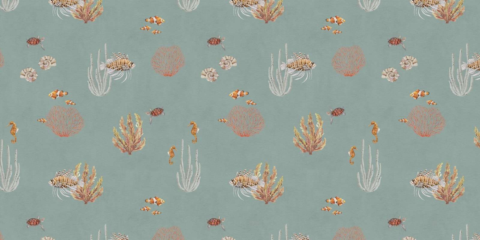 Coral Garden - Blue, Kikki Belle