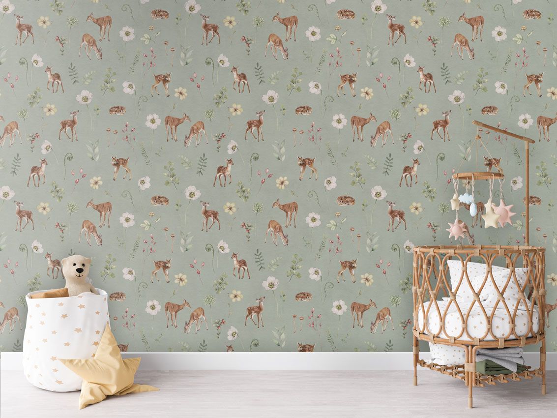 Dancing Deer - Green, Kikki Belle 4