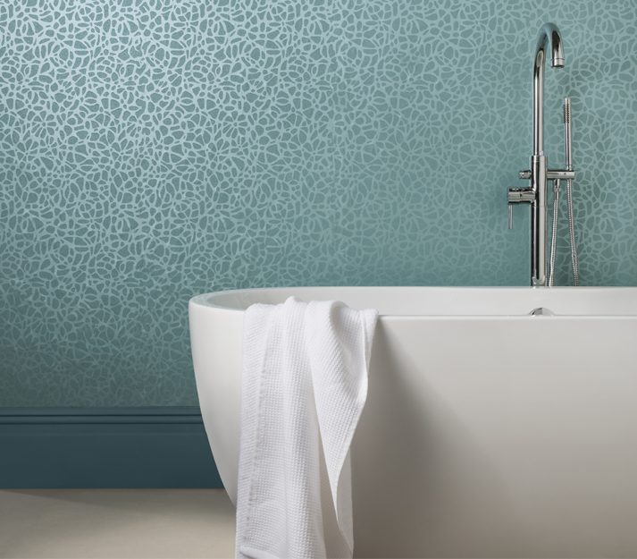 Pebble, Seafoam Green Luxury Bead, 1838 Wallcoverings, 5.3mp / rola 2