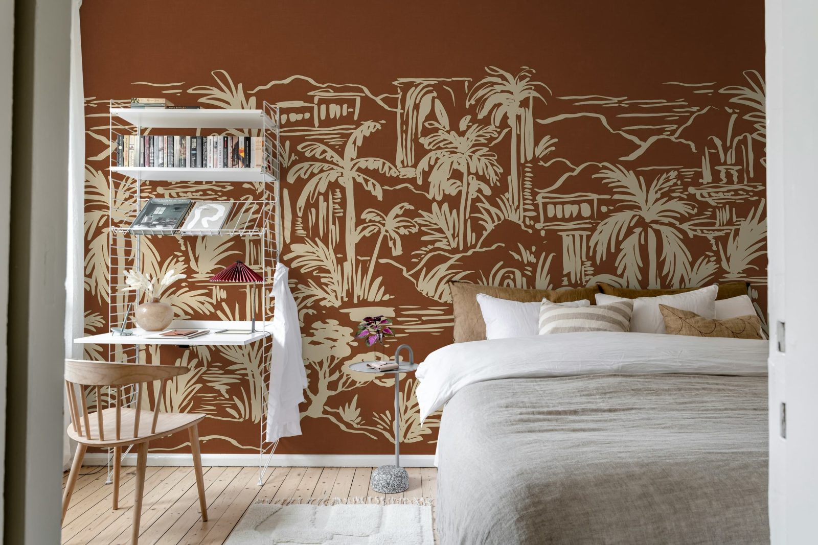 Palm Oasis, Rust, Rebel Walls 2