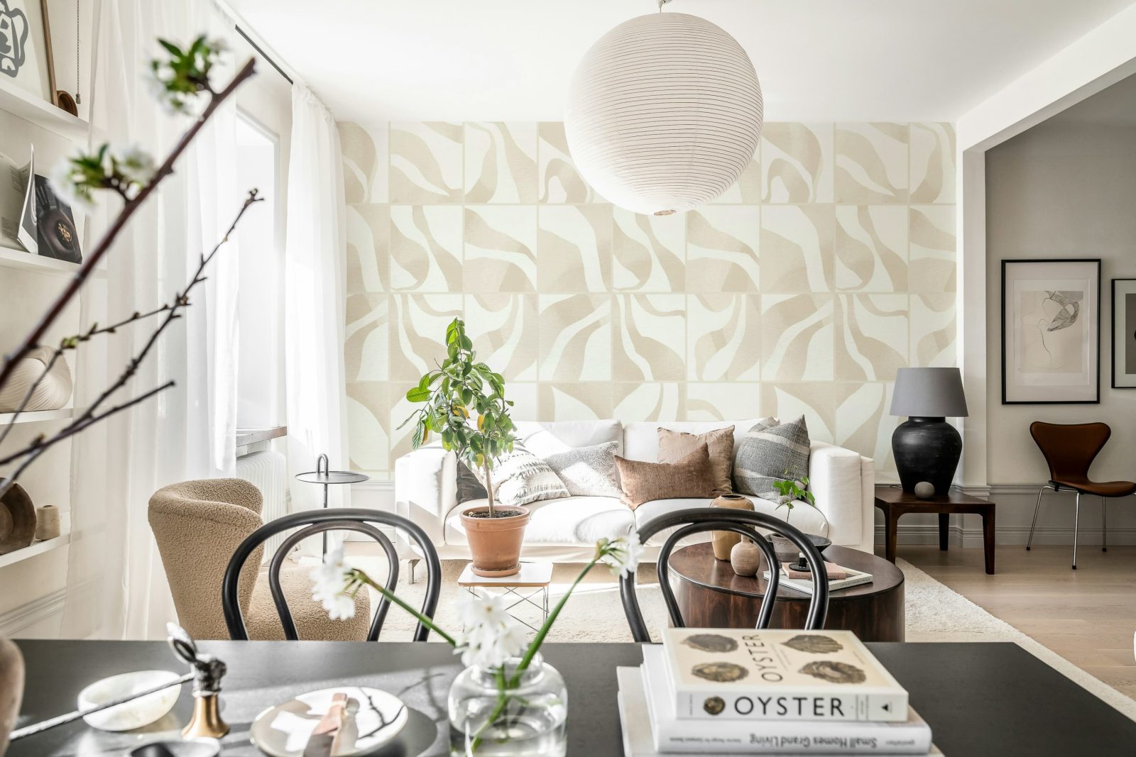 Floating Tiles, Beige, Rebel Walls 2