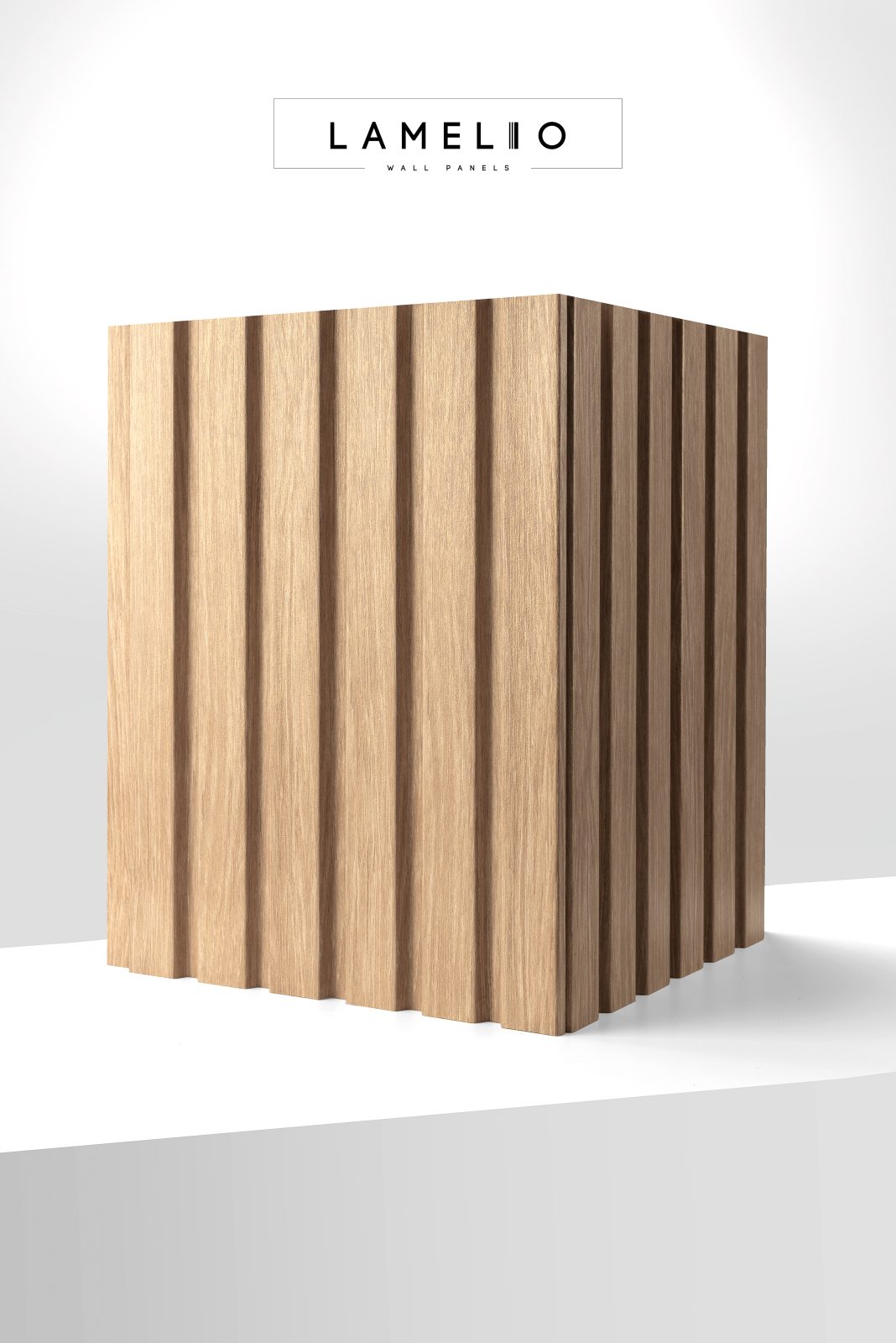 Riflaj decorativ 3D Olmo, Oak Gold II, 270x12.2cm, Lamelio 4