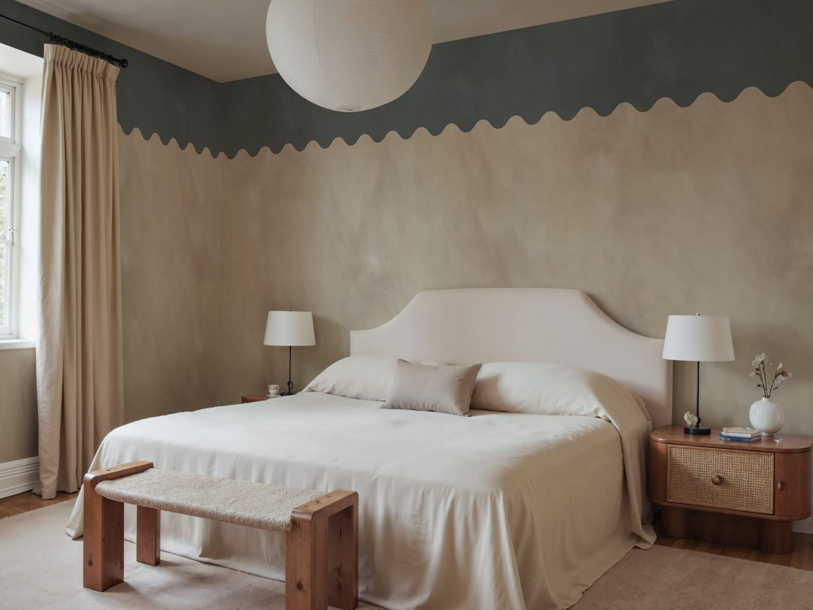 Wave Border, Misty Blue, Rebel Walls 2