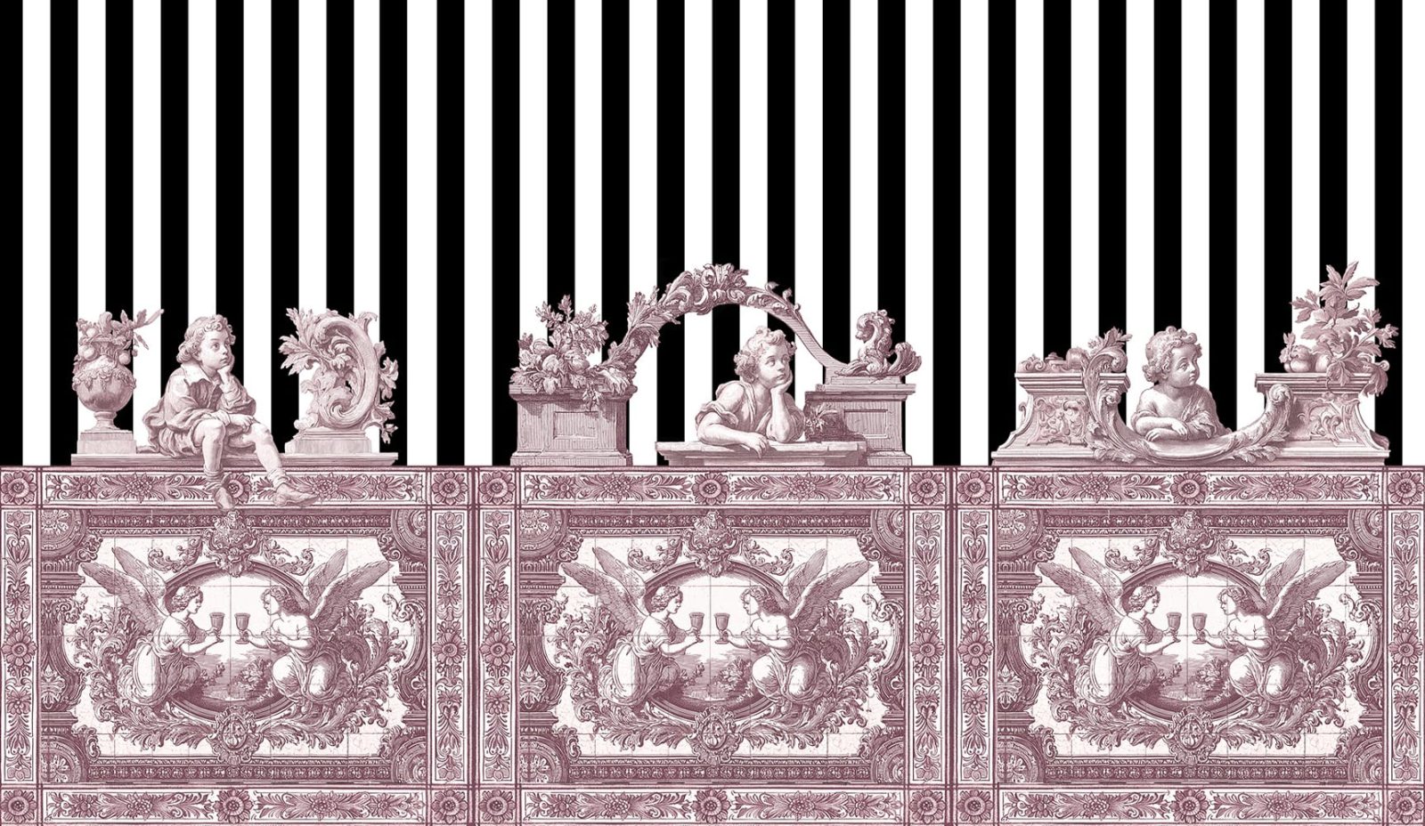 Opulent Friezes, Rose, VLAdiLA