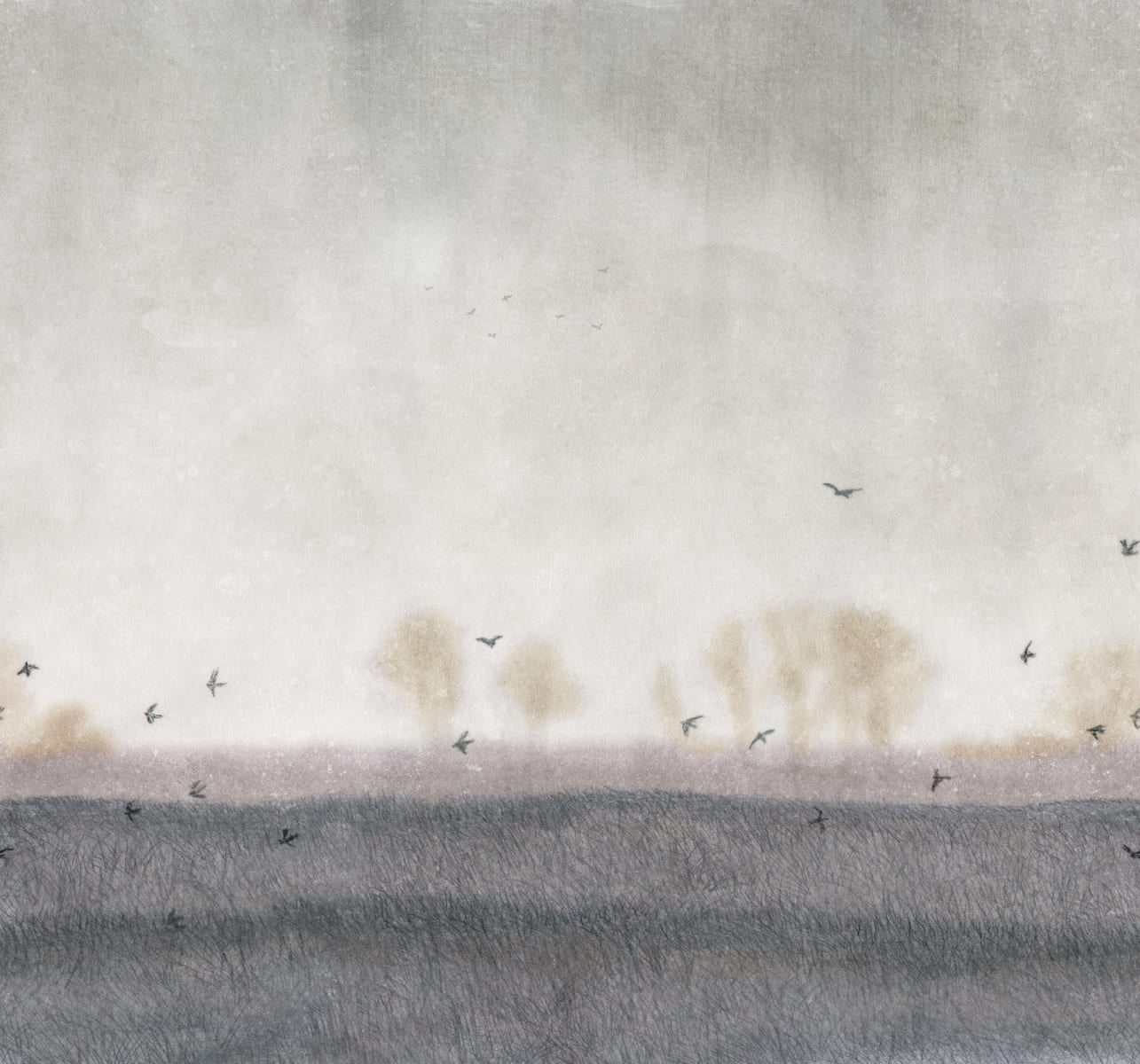 Scandinavian Landscape, Purple, Rebel Walls