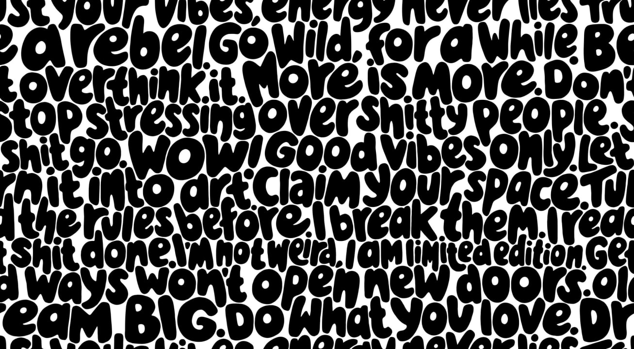 Blah Blah Blah, Black, Rebel Walls