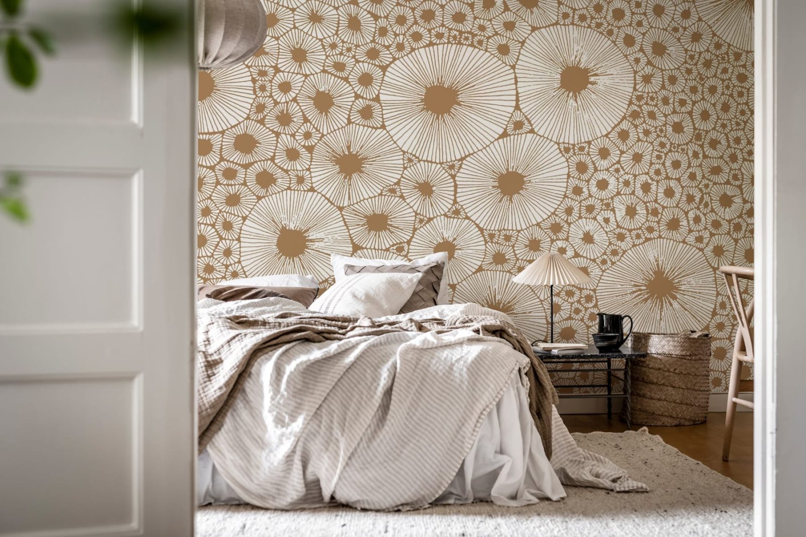 Bold Coral, Brown, Rebel Walls 2