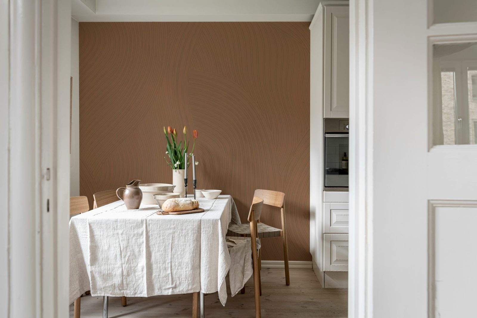 Clay Flow, Mocha Mousse, Rebel Walls 3