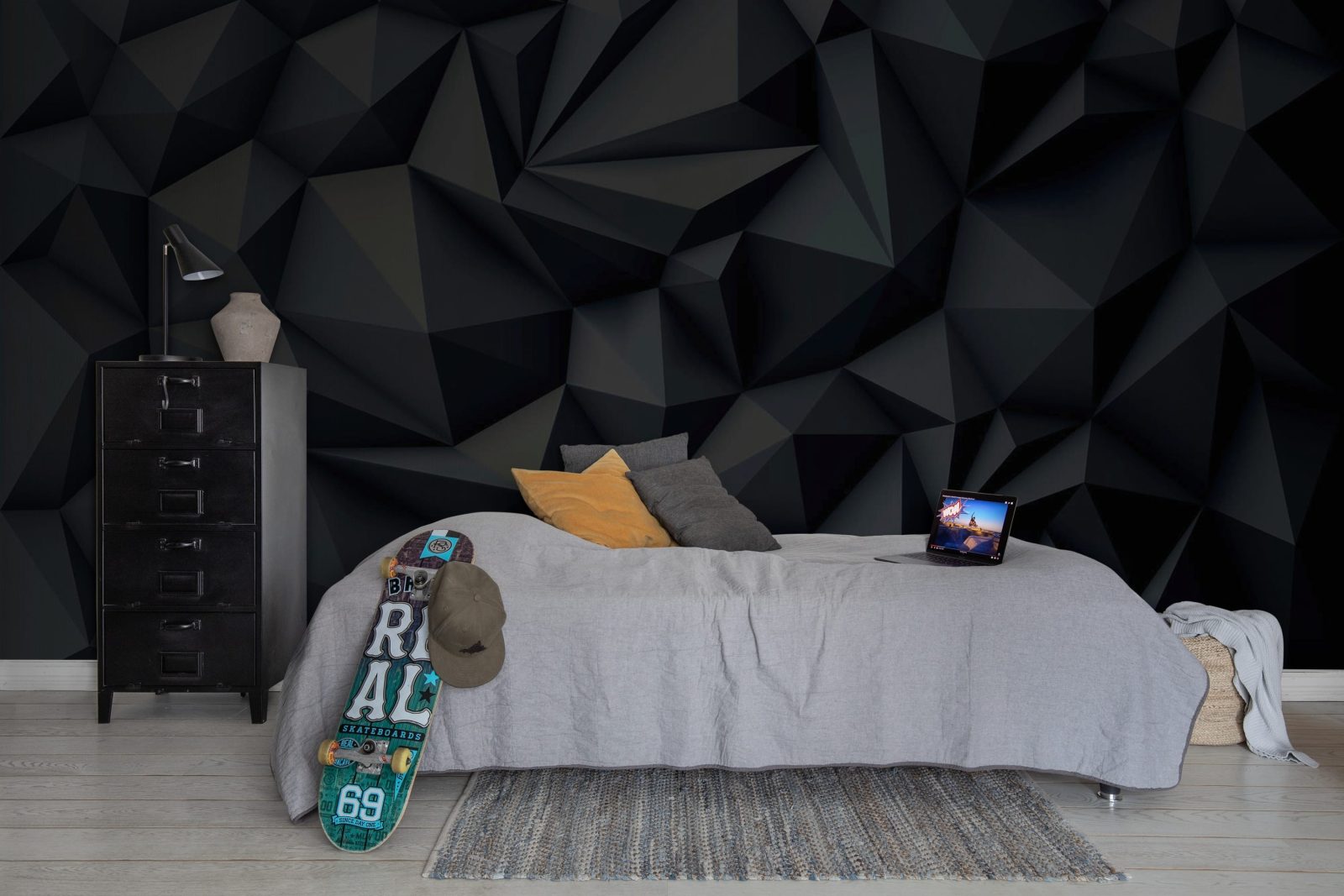 Acoustic Panel, Black, Rebel Walls 3