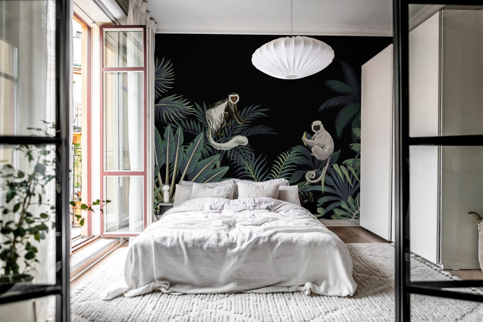 Jungle Monkeys, Black, Rebel Walls 3