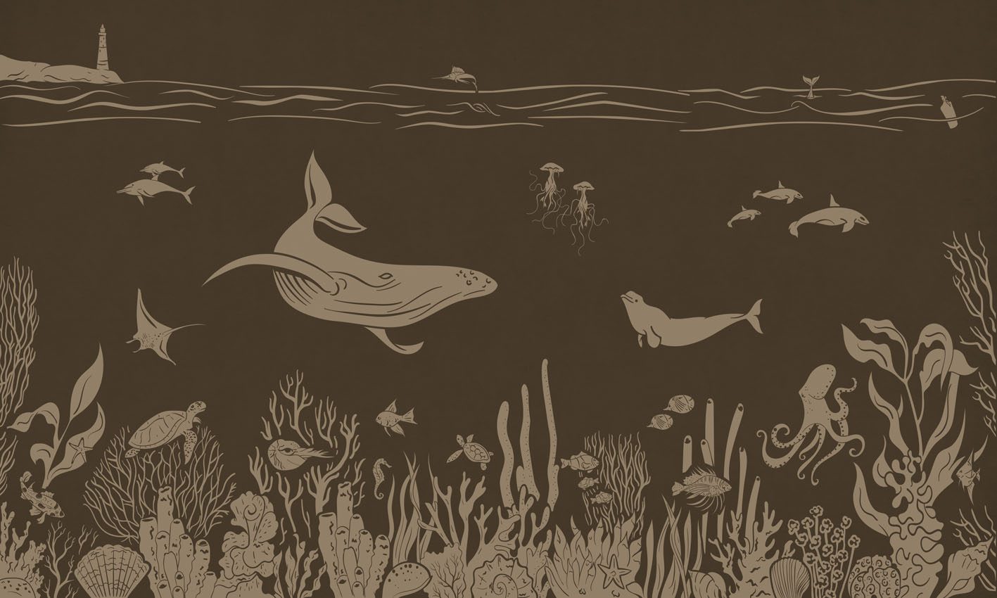 Monochrome Sea - Brown Vintage, Kikki Belle