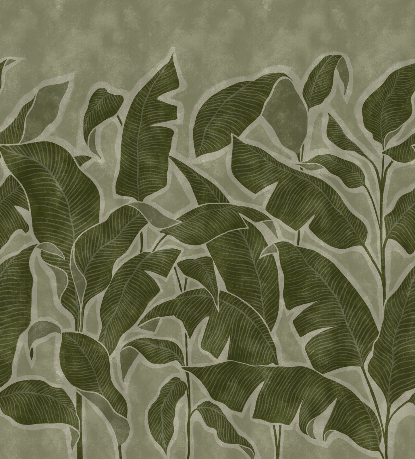 Tropical Breeze, Green, Rebel Walls