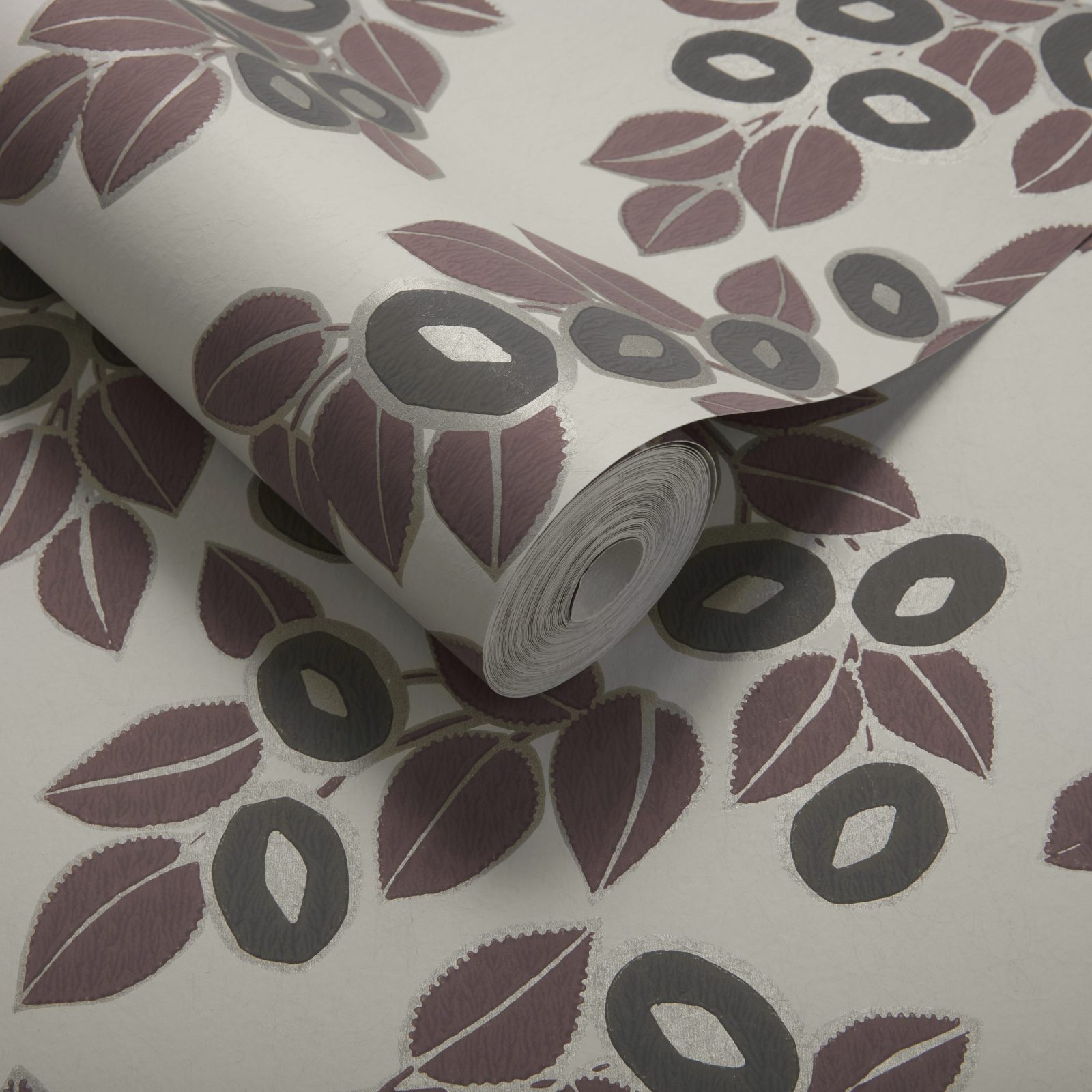 Rosetta, Rose Pink Luxury Leaf, 1838 Wallcoverings, 5.3mp / rola 3
