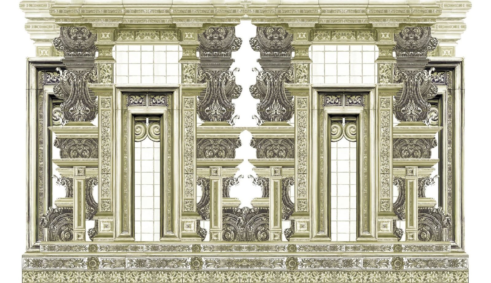 Ornamental Cathedral, Cream, VLAdiLA