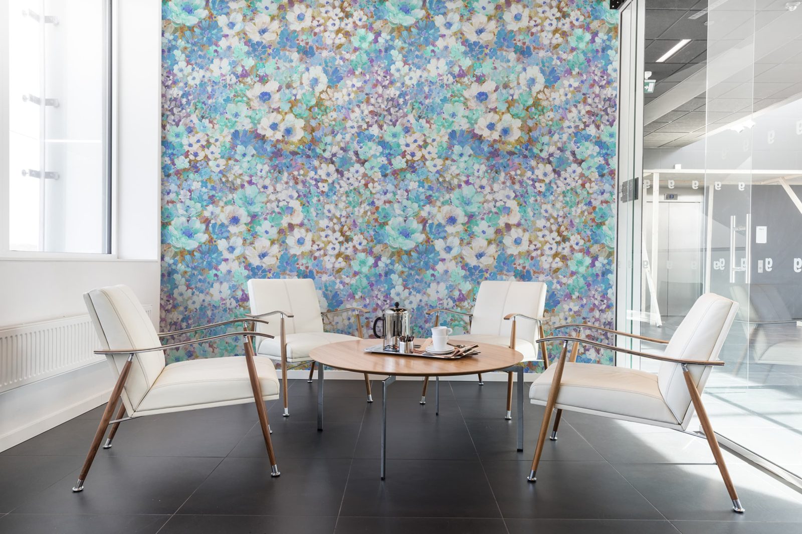 Flowerhaze, Blue, Rebel Walls 2