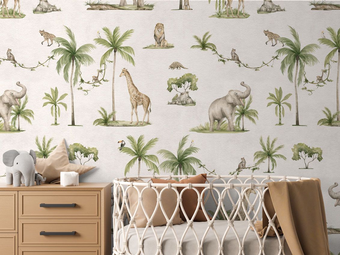 Joyful Jungle - White, Kikki Belle 5