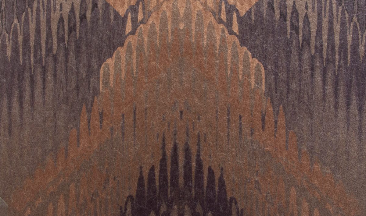 Reflections, Copper Luxury Geometric, 1838 Wallcoverings, 6.5mp / rola 3