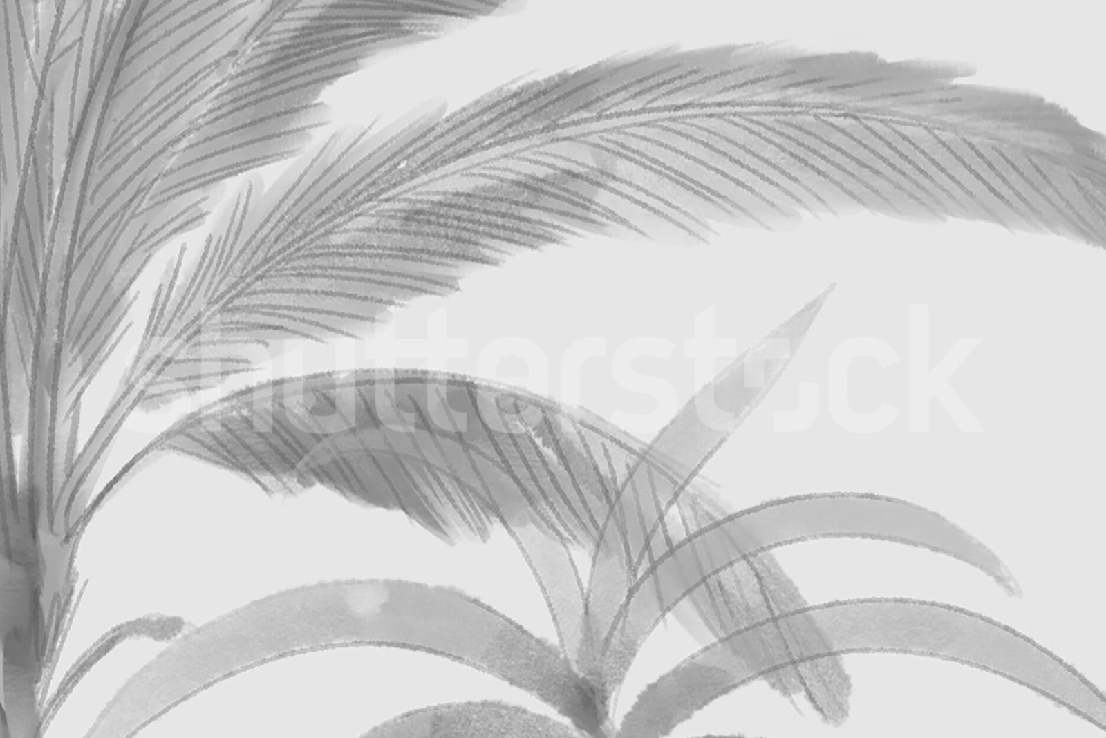 Playful Palms, Gray, Rebel Walls 4