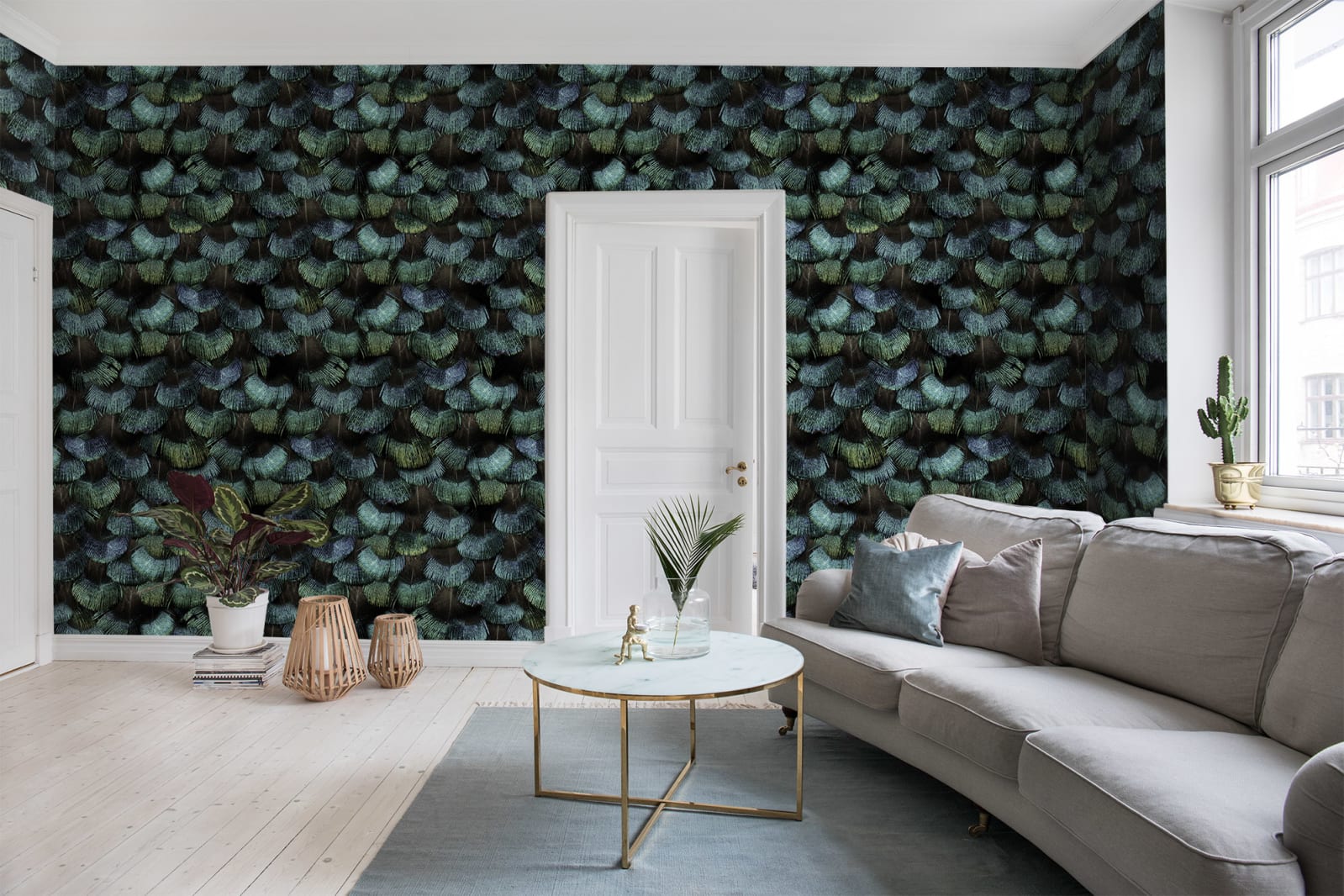 Peacock Plumage, Rebel Walls 3