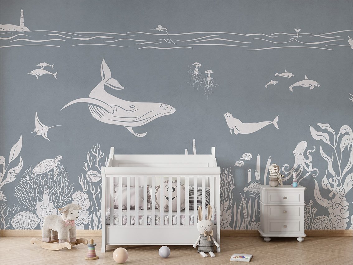 Monochrome Sea - Blue, Kikki Belle 2