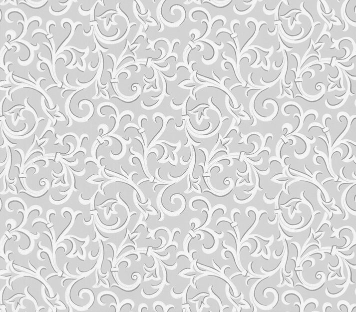 Brodsworth, Grey Luxury Patterned, 1838 Wallcoverings, 5.3mp / rola