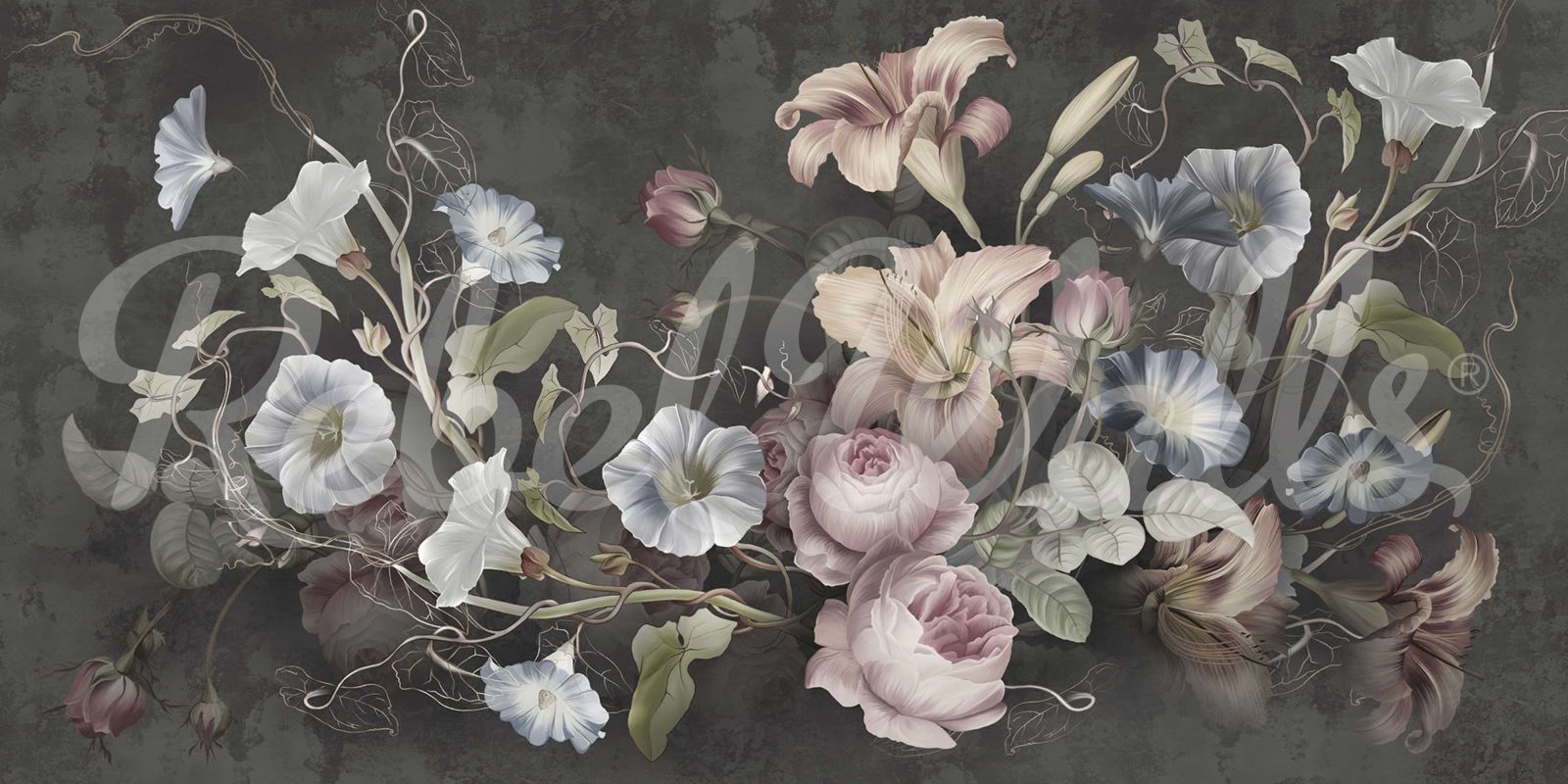 Soft Bouquet, Dark, Rebel Walls