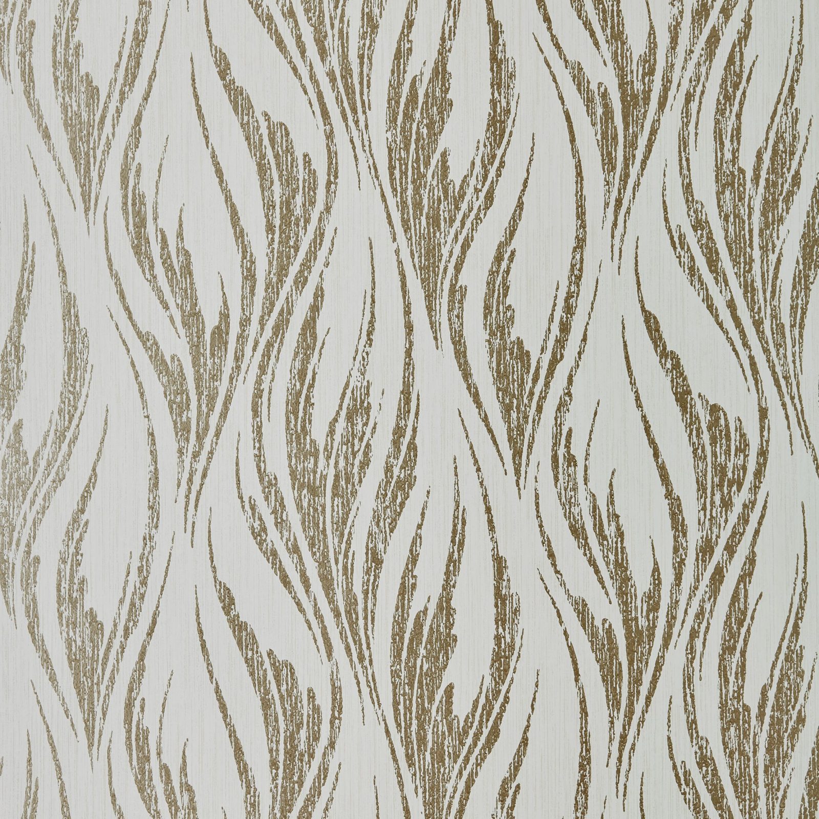 Ripple, Shimmer Gold and Cream Luxury Feature, 1838 Wallcoverings, 5.3mp / rola