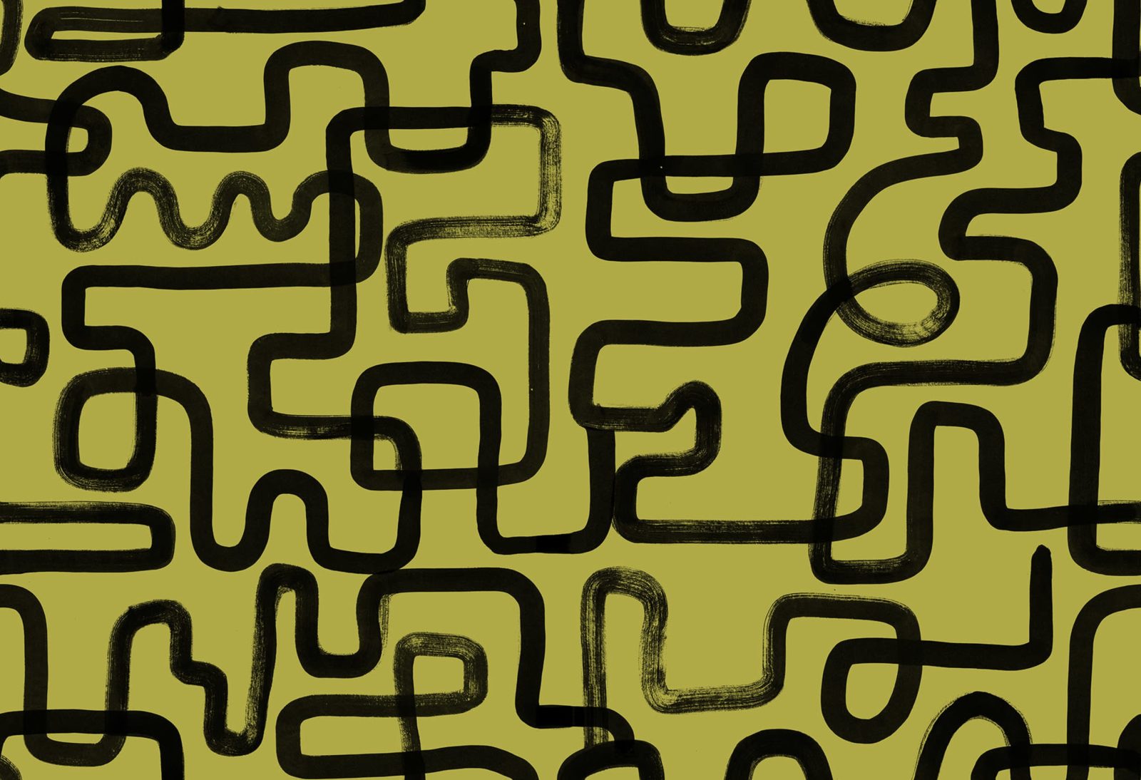 Artzy Lines, Yellow, Rebel Walls