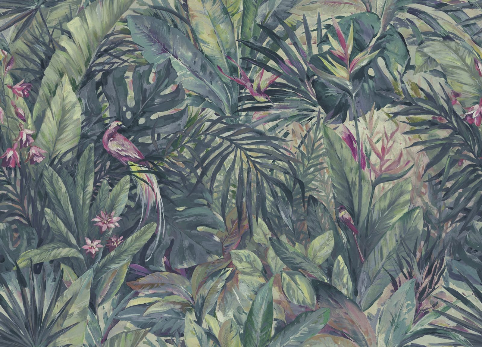 Birds in the Jungle, Blue, Rebel Walls