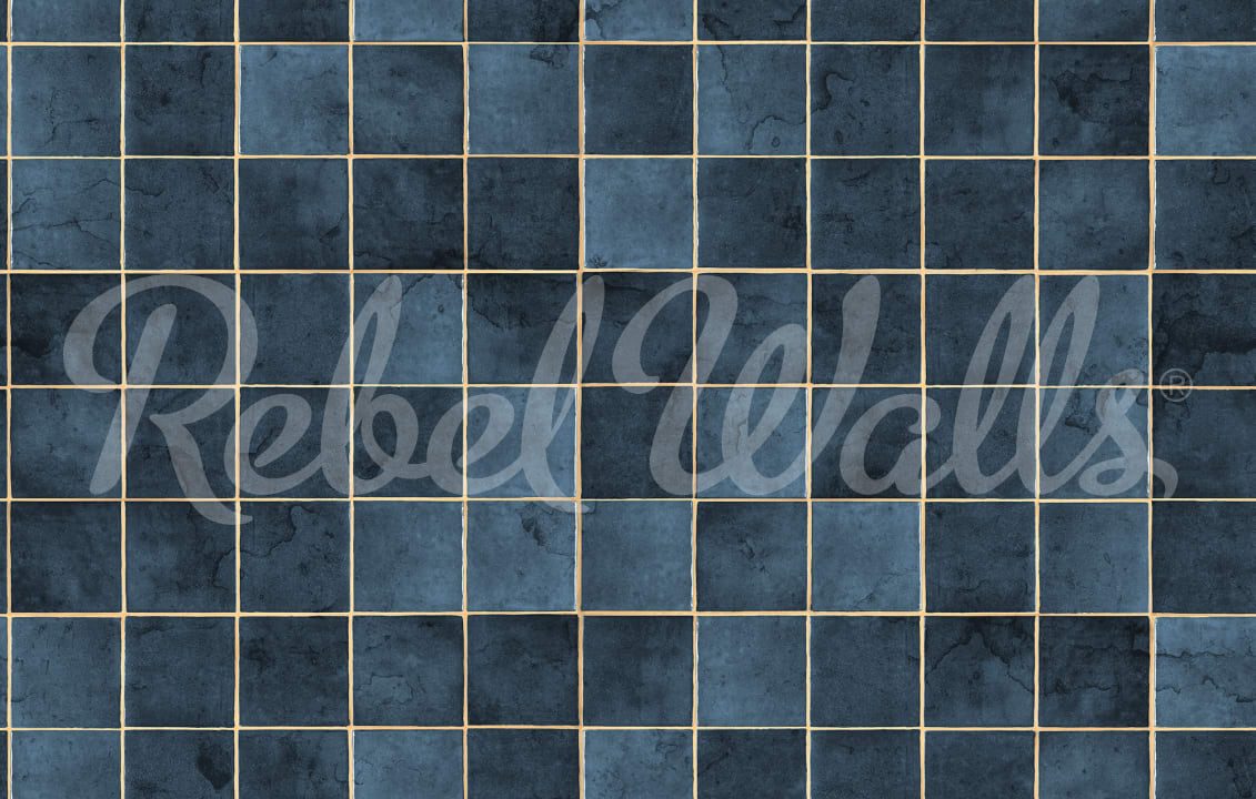 Ceramic Tiles, Azurite, Rebel Walls