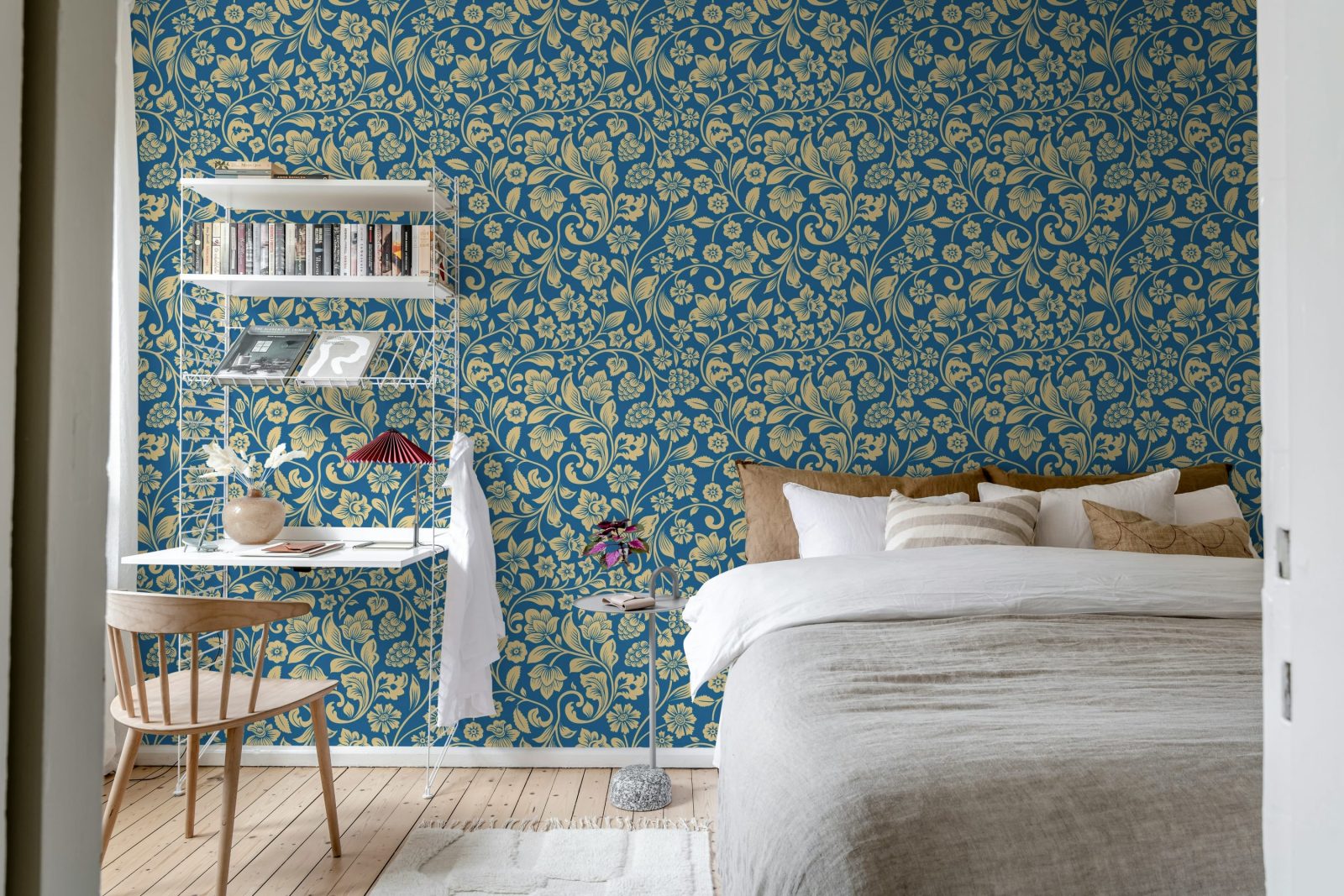Floral Opulence, Blue, Rebel Walls 2