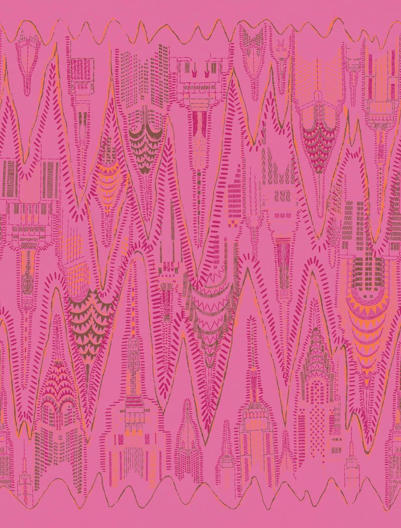 Manhattan, Hot Pink, Rebel Walls