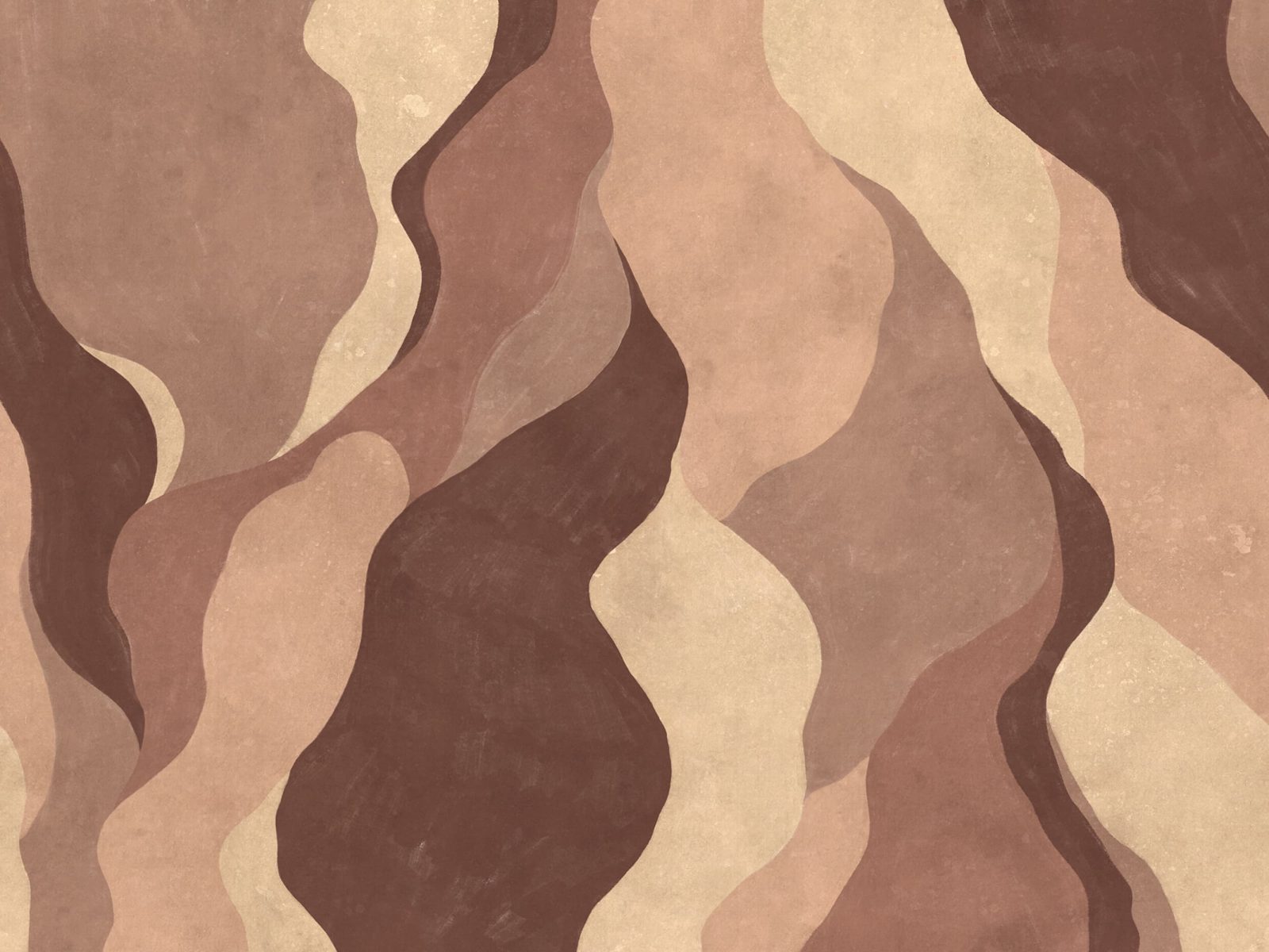 Flowing Forms, Burgundy, Rebel Walls
