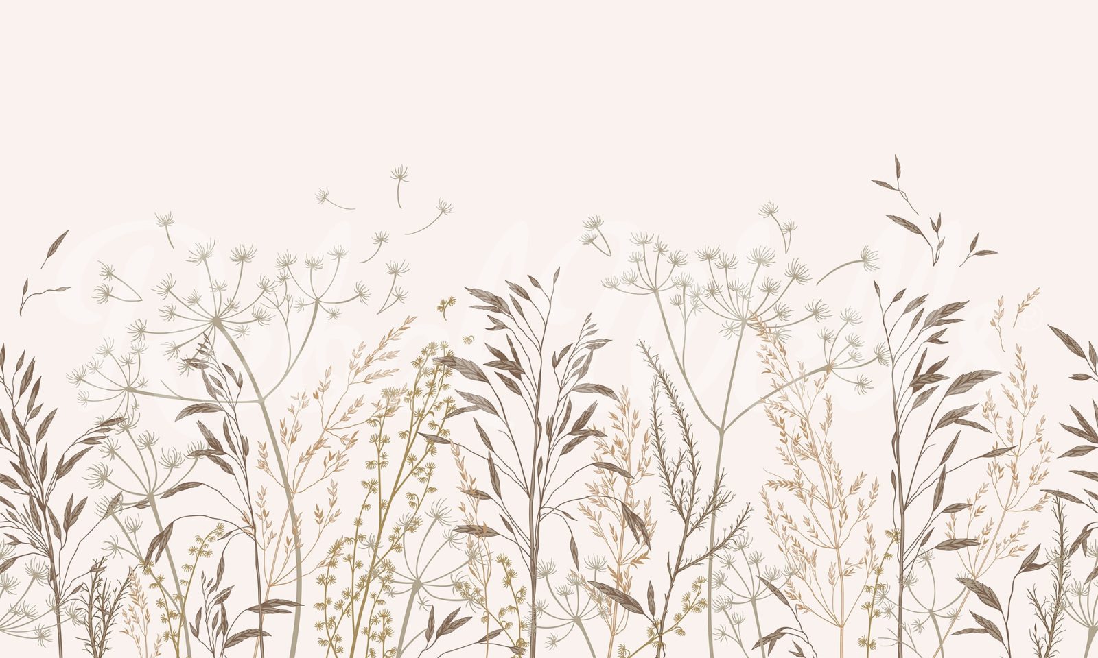 Straw Meadow, Beige, Rebel Walls